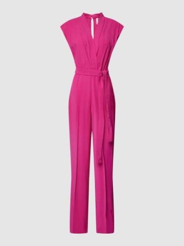 Mango Jumpsuit mit Viskose-Anteil Modell 'SEVEN' in Fuchsia, Größe S