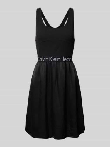 Calvin Klein Jeans Minikleid mit Racerback in Black, Größe L