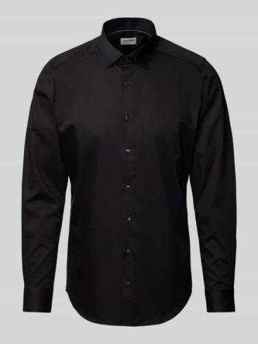 OLYMP Level Five Slim Fit Business-Hemd mit Kentkragen in Black, Größe...