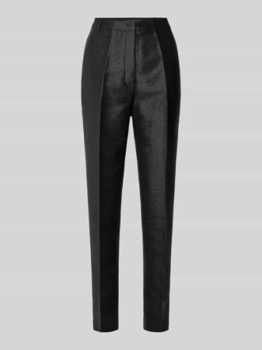 Marc Cain Feminine Fit Hose mit Bügelfalten in BLACK, Größe 34