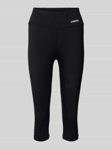 Stronger Leggings mit elastischem Bund in Black, Größe L