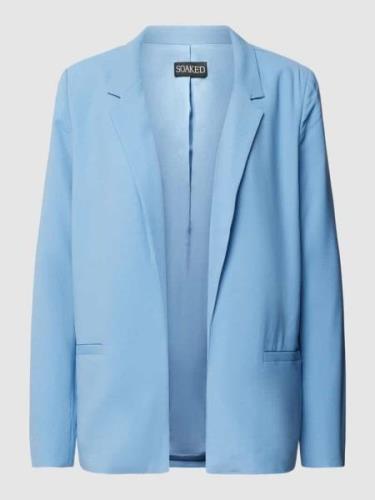 Soaked in Luxury Blazer mit Reverskragen Modell 'Shirley' in Hellblau,...