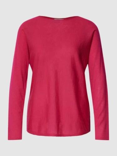 (The Mercer) N.Y. Kaschmir Longsleeve mit Rundhalsausschnitt in Pink, ...