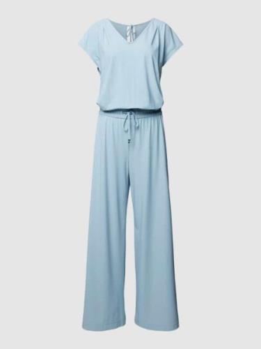 Raffaello Rossi Jumpsuit mit V-Ausschnitt Modell 'JO' in Hellblau, Grö...