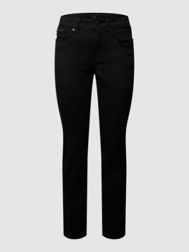 MAC Slim Fit Jeans mit Stretch-Anteil in Black, Größe 38/27