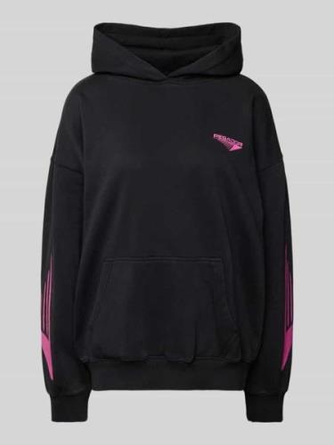 Pegador Oversized Hoodie mit Label-Print Modell 'MEI' in Black, Größe ...