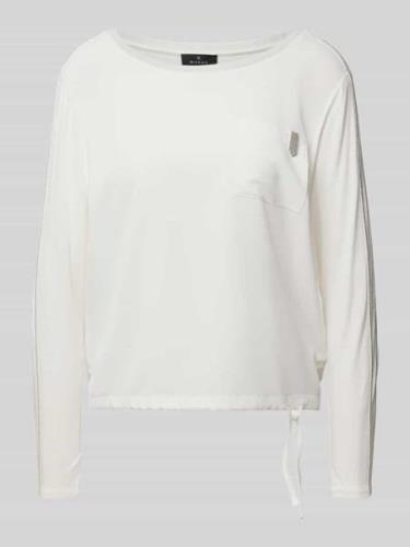 monari Blusenshirt mit Stehkragen in Offwhite, Größe 34