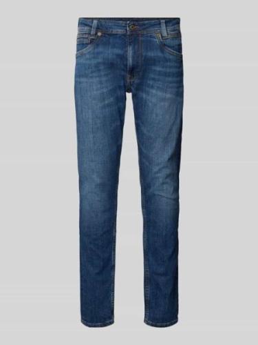 Pepe Jeans Slim Fit Jeans im 5-Pocket-Design Modell 'SPIKE' in Jeansbl...