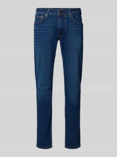 Pepe Jeans Tapered Fit Jeans im 5-Pocket-Design Modell 'STANLEY' in Je...