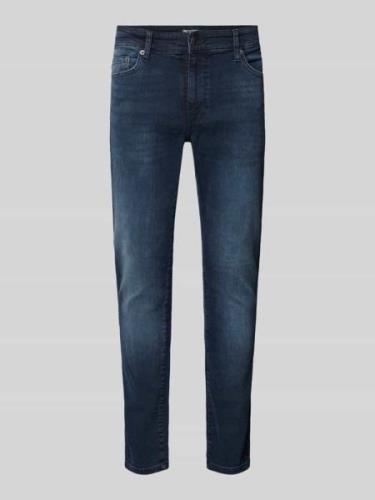 Only & Sons Slim Fit Jeans im 5-Pocket-Design Modell 'LOOM' in Black, ...