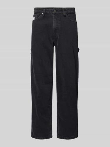 KARL KANI Baggy Fit Jeans im 5-Pocket-Design in Black, Größe 28