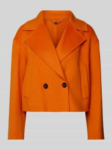 Marc Cain Jacke mit Reverskragen in Orange, Größe 34