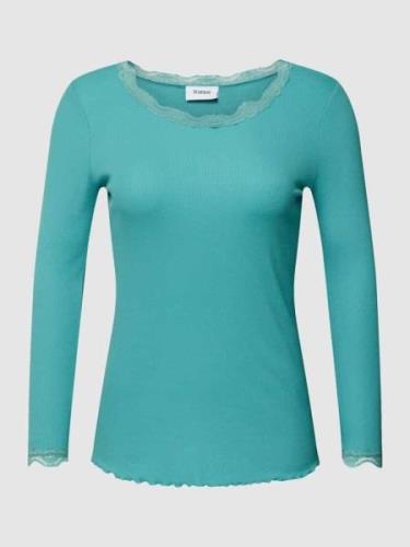 Fransa Plus PLUS SIZE Longsleeve mit Spitzenbesatz Modell 'Zamond' in ...