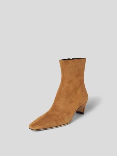 Staud Stiefeletten aus Leder in Camel, Größe 41