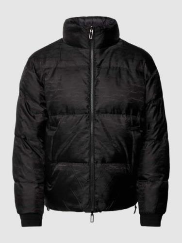 Emporio Armani Daunenjacke mit Stehkragen in Black, Größe 50