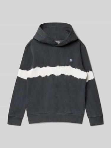 Garcia Hoodie mit Label-Patch in Graphit, Größe 152