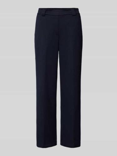 Tom Tailor Cropped Stoffhose mit Viskose und weitem Bein in Dunkelblau...