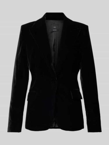 Mango Regular Fit Blazer mit Reverskragen Modell 'COMBI' in Black, Grö...