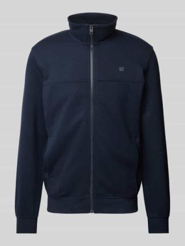 s.Oliver RED LABEL Sweatjacke mit Stehkragen in Marine, Größe XXL