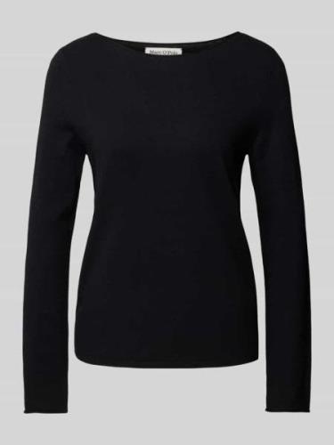 MARC O POLO Regular Fit Strickpullover aus weichem Schurwoll-Mix mit R...