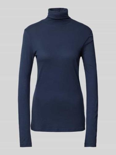 Marc O'Polo Denim Longsleeve mit Rollkragen in Marine, Größe L