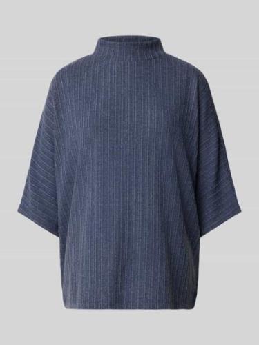 Soyaconcept Sweatshirt mit Stehkragen Modell 'ISEL' in Blau Melange, G...