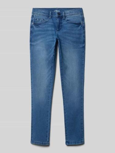 s.Oliver RED LABEL Slim Fit Jeans aus weichem Baumwoll-Mix mit Weitenr...