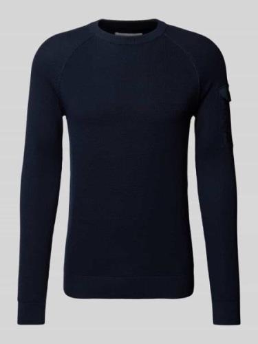 s.Oliver RED LABEL Regular Fit Strickpullover mit Raglanärmeln und Str...