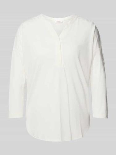 s.Oliver RED LABEL Relaxed Fit Jersey-Shirt mit überschnittenen Schult...