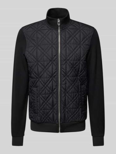 JOOP! Collection Sweatjacke mit Reißverschluss in Black, Größe M