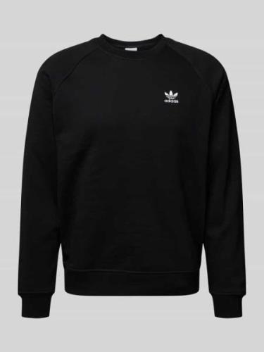 adidas Originals Sweatshirt mit Logo-Stitching in Black, Größe L