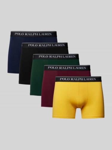 Polo Ralph Lauren Underwear Trunks mit elastischem Label-Bund im 5er-P...