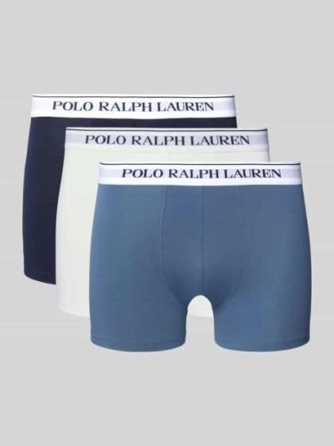 Polo Ralph Lauren Underwear Trunks mit Label-Bund im 3er-Pack in Blau,...