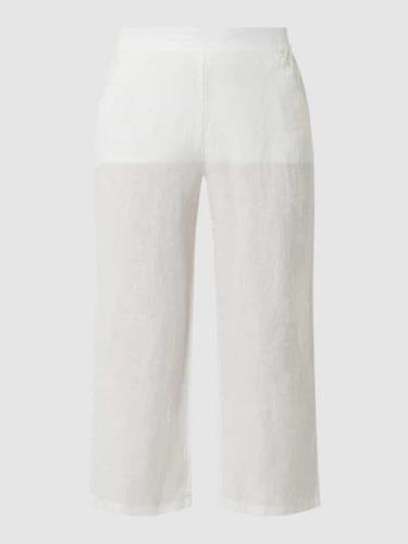 Emily Van den Bergh Culotte aus Leinen in Offwhite, Größe 42