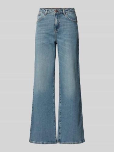 MOS MOSH Wide Leg Jeans im 5-Pocket-Design Modell 'Dara Galleon' in Bl...