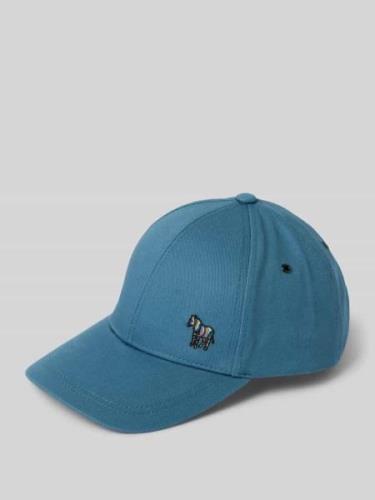 PAUL SMITH Cap mit Label-Detail Modell 'ZEBRA SEASONAL' in Jeansblau, ...