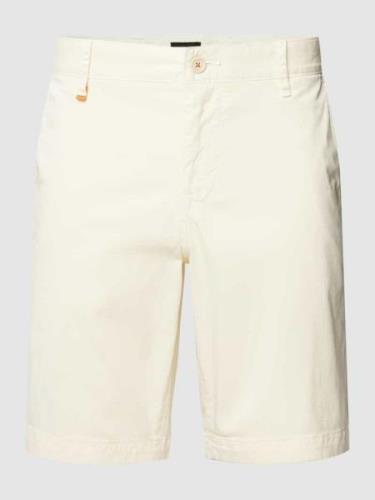 BOSS Orange Slim Fit Chino-Shorts mit Eingrifftaschen in Beige, Größe ...