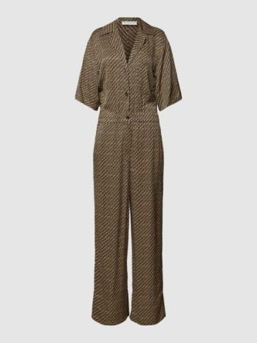 MARC O POLO Jumpsuit aus reiner Viskose in Sand, Größe 38