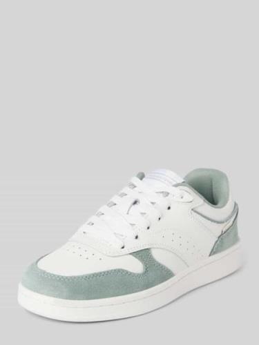 MARC O POLO Low Top Sneaker mit Wildleder-Details in Lind, Größe 36