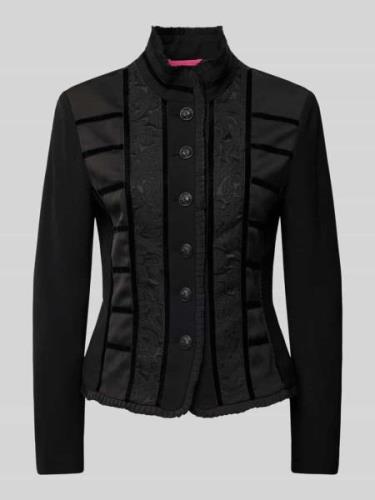 WHITE LABEL Blazer mit Stehkragen in Black, Größe 38