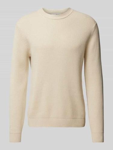 SELECTED HOMME Strickpullover mit gerippten Abschlüssen Modell 'DANE' ...