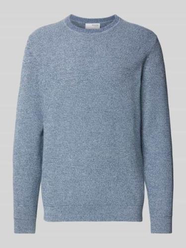 SELECTED HOMME Strickpullover mit Strukturmuster Modell 'ROSS' in Rauc...