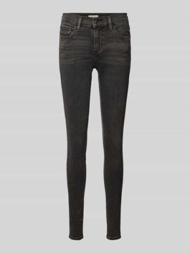 Levi's® Skinny Fit Jeans mit 5-Pocket-Design in Black, Größe 25/30