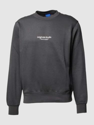 Jack & Jones Sweatshirt mit Label-Print Modell 'VESTERBRO' in Mittelgr...