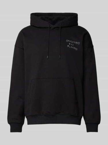 Only & Sons Hoodie mit Kängurutasche Modell 'AARON' in Black, Größe L