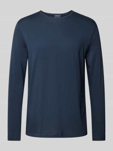 OLYMP Level Five Longsleeve mit Rundhalsausschnitt in Marine, Größe L