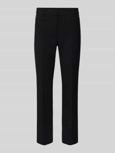 MAC Slim Fit Stoffhose mit Leistentaschen Modell 'Annalena' in Black, ...