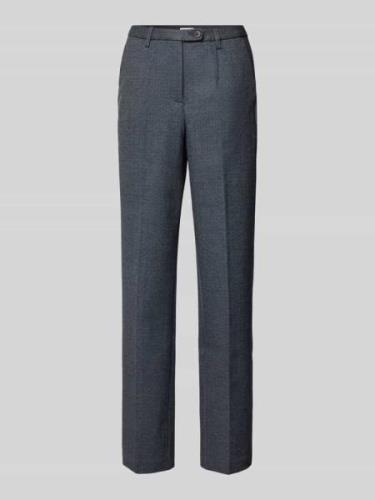 Tom Tailor Straight Fit Stoffhose mit Fischgrätenmuster Modell 'MIA' i...