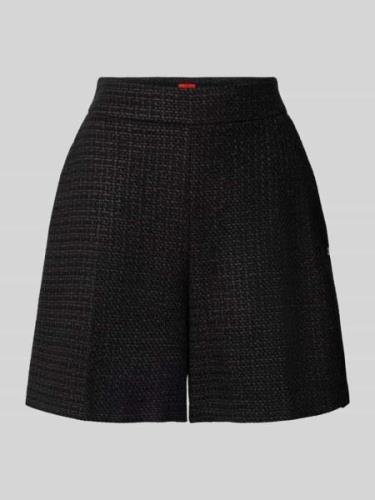 HUGO Shorts mit Eingrifftaschen Modell 'Halenda' in Black, Größe 36