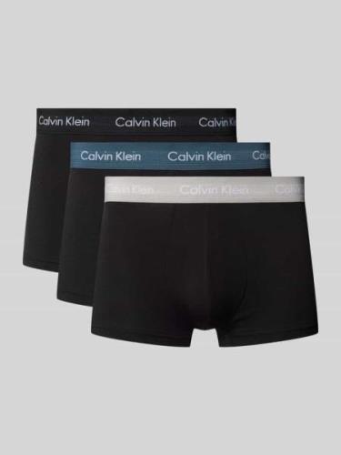 Calvin Klein Underwear Trunks aus Viskose mit Label-Bund im 3er-Pack i...